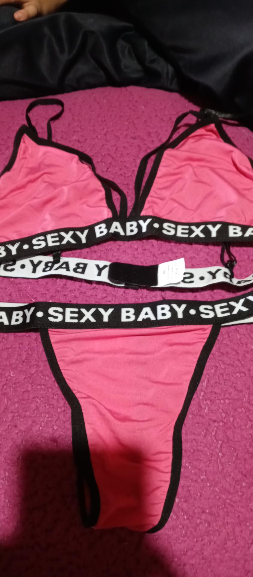 Plus Size Bra and Panty Elastic Sports Suit with Bold Letter