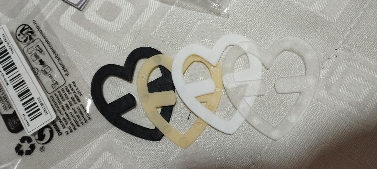 Women Bra Strap Clip Elegant Affordable Heart-Shaped