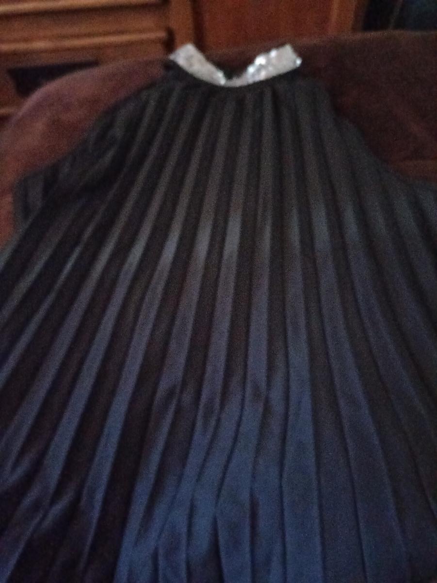 Sequin Halter Neck Pleated Mini Dress Hot Selling Black Elegant