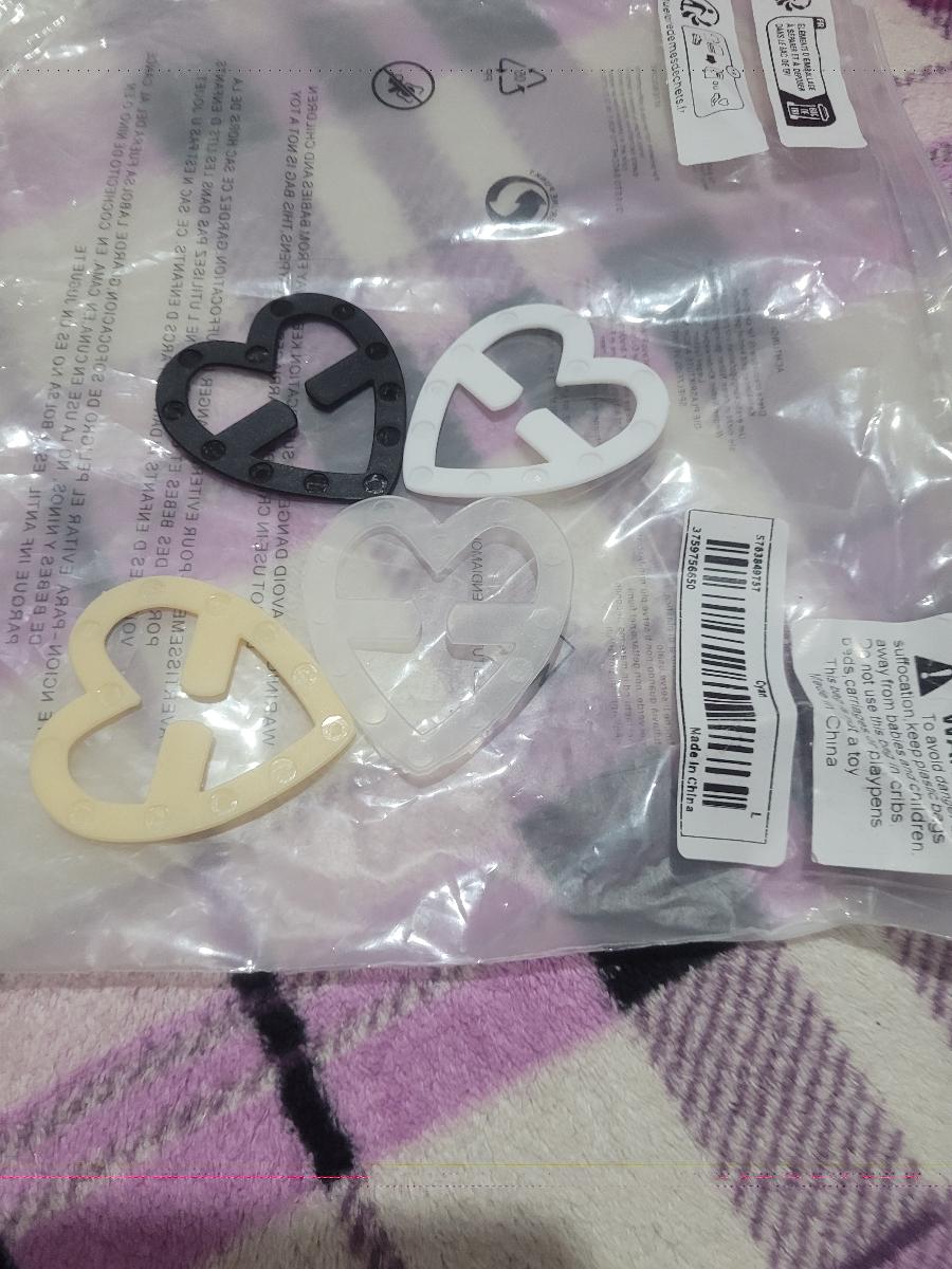 Women Bra Strap Clip Elegant Affordable Heart-Shaped
