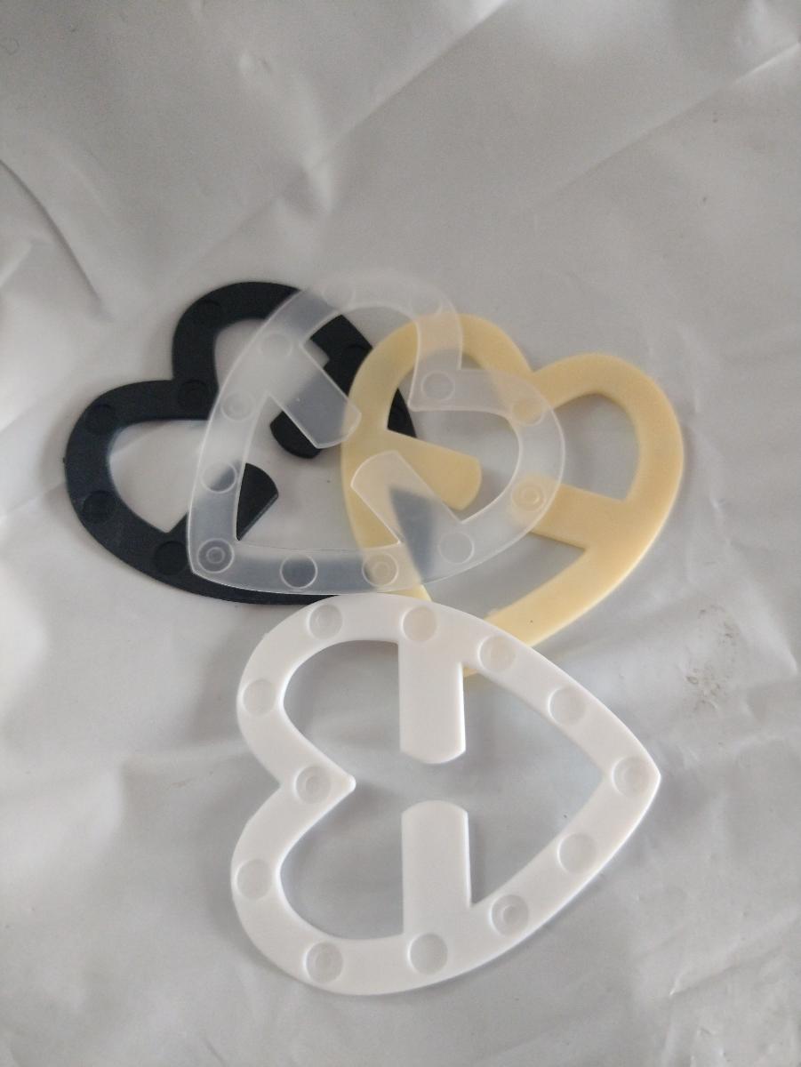 Women Bra Strap Clip Elegant Affordable Heart-Shaped