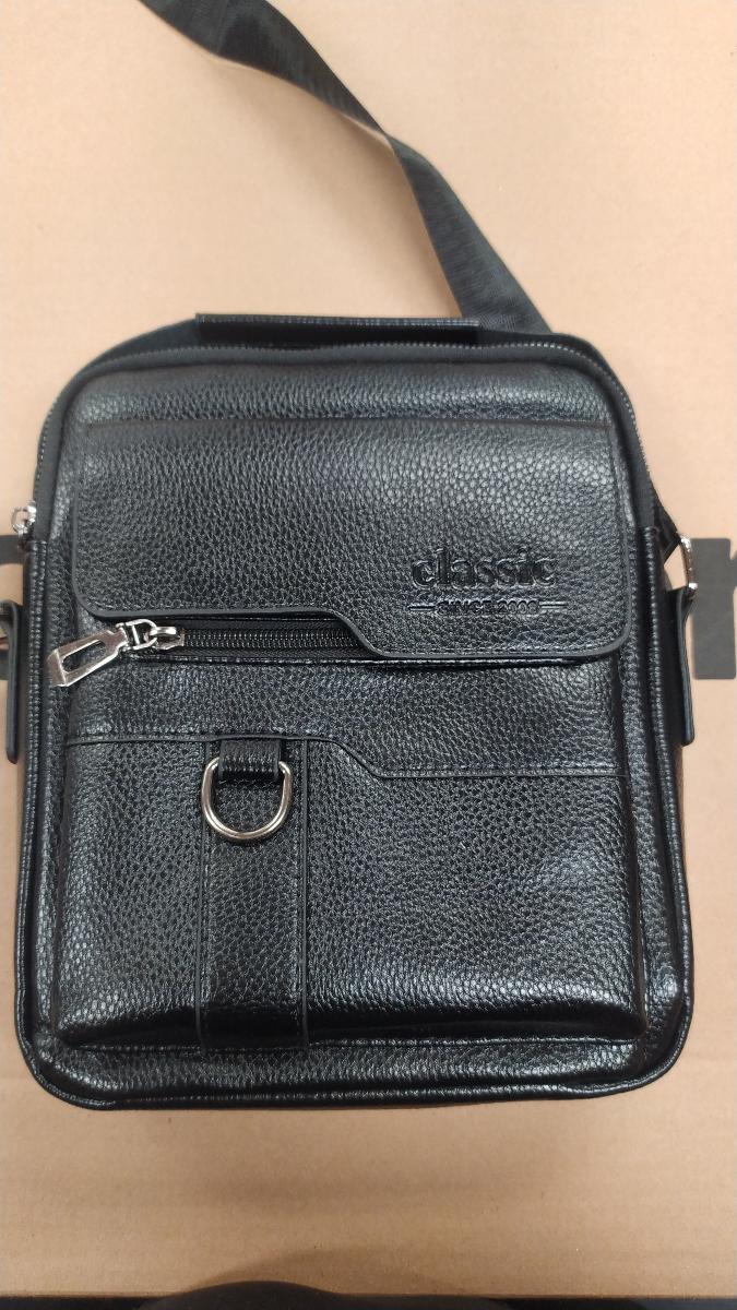 Men Vintage Shoulder Bag Multiple Compartments, Detachable Strap