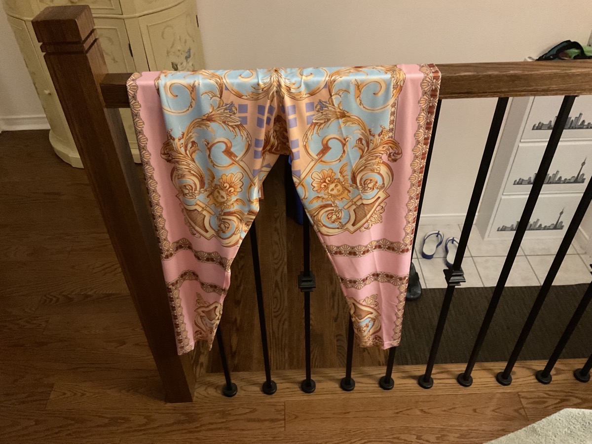 British Print Top and Pants Plus Size Charming 2-Piece Pencil Long Sleeve Set