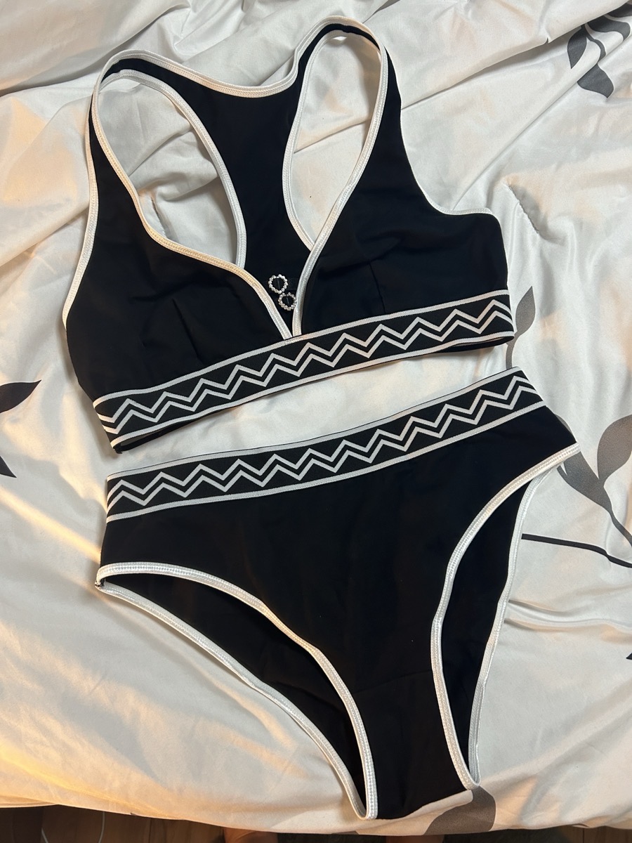 Bikini Set Bra and Panty Full-Body Matching Low-Rise