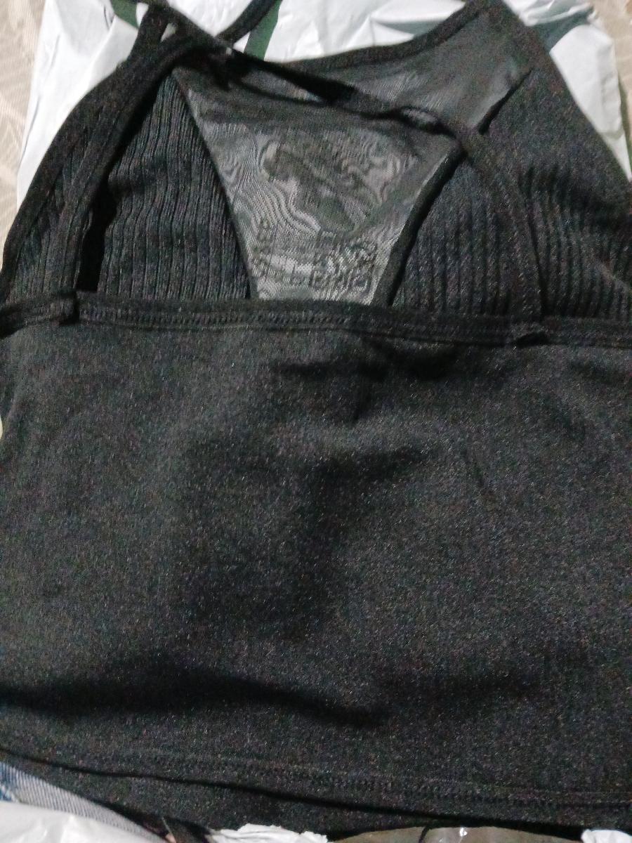 Mesh Tank Top Mesh Panel Camisole