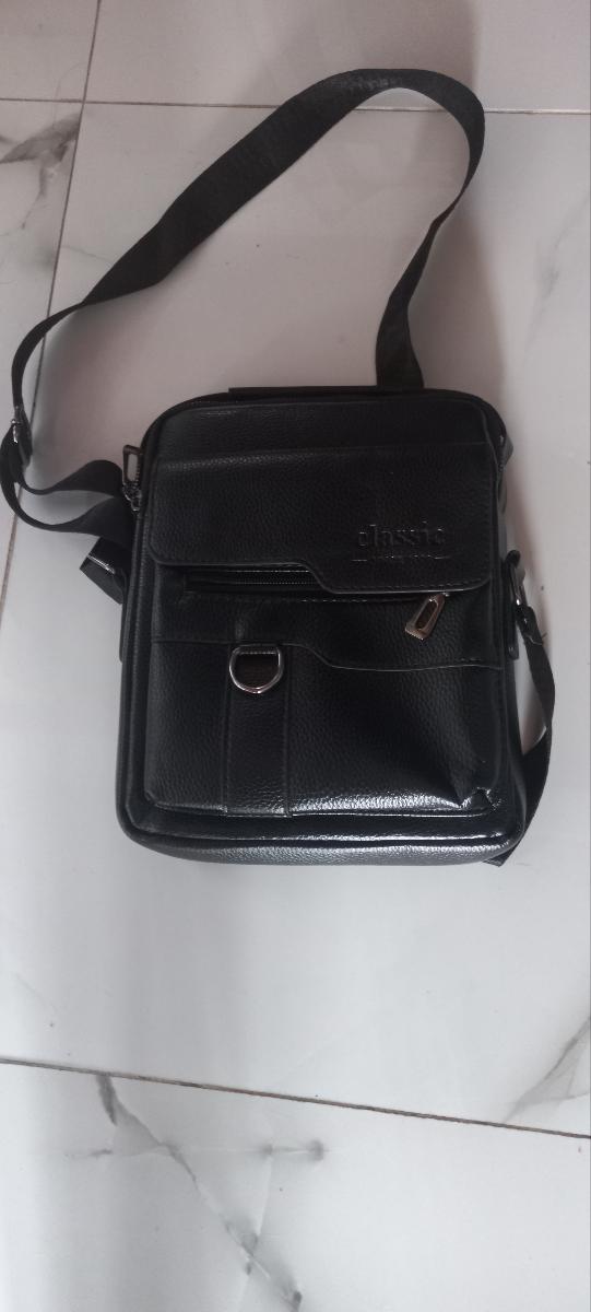 Men Vintage Shoulder Bag Multiple Compartments, Detachable Strap