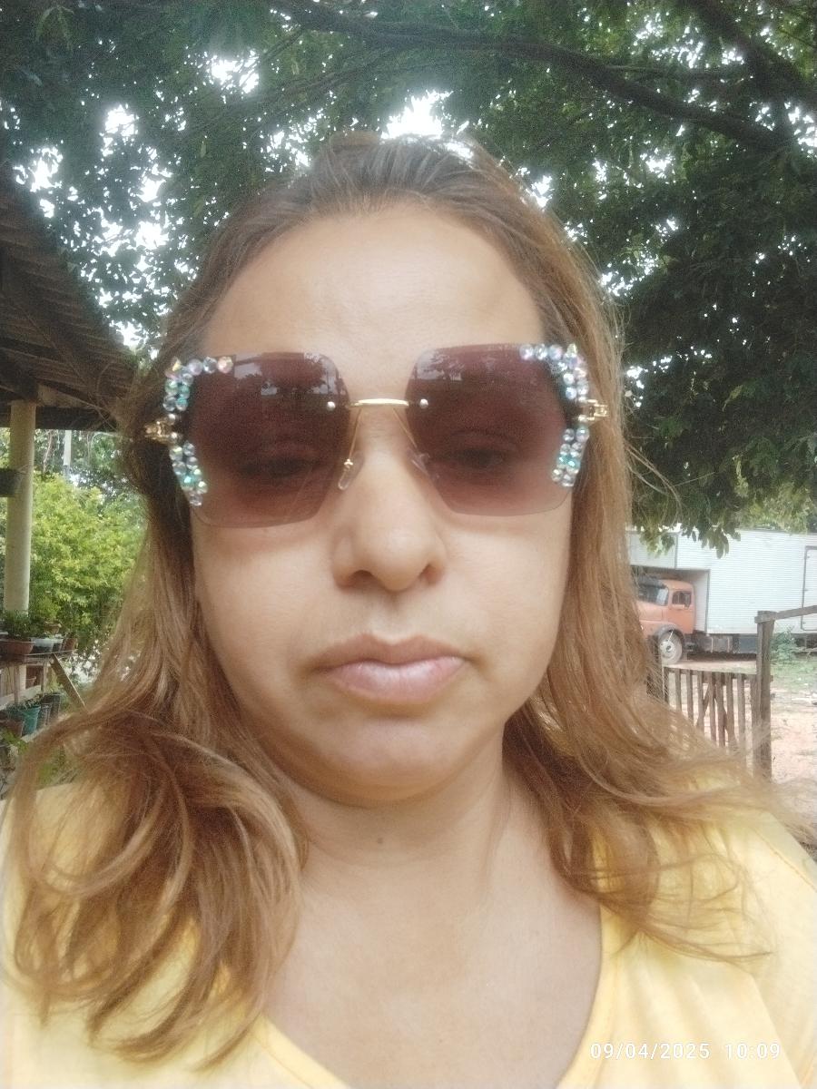 Rimless Square Glasses with a Starry