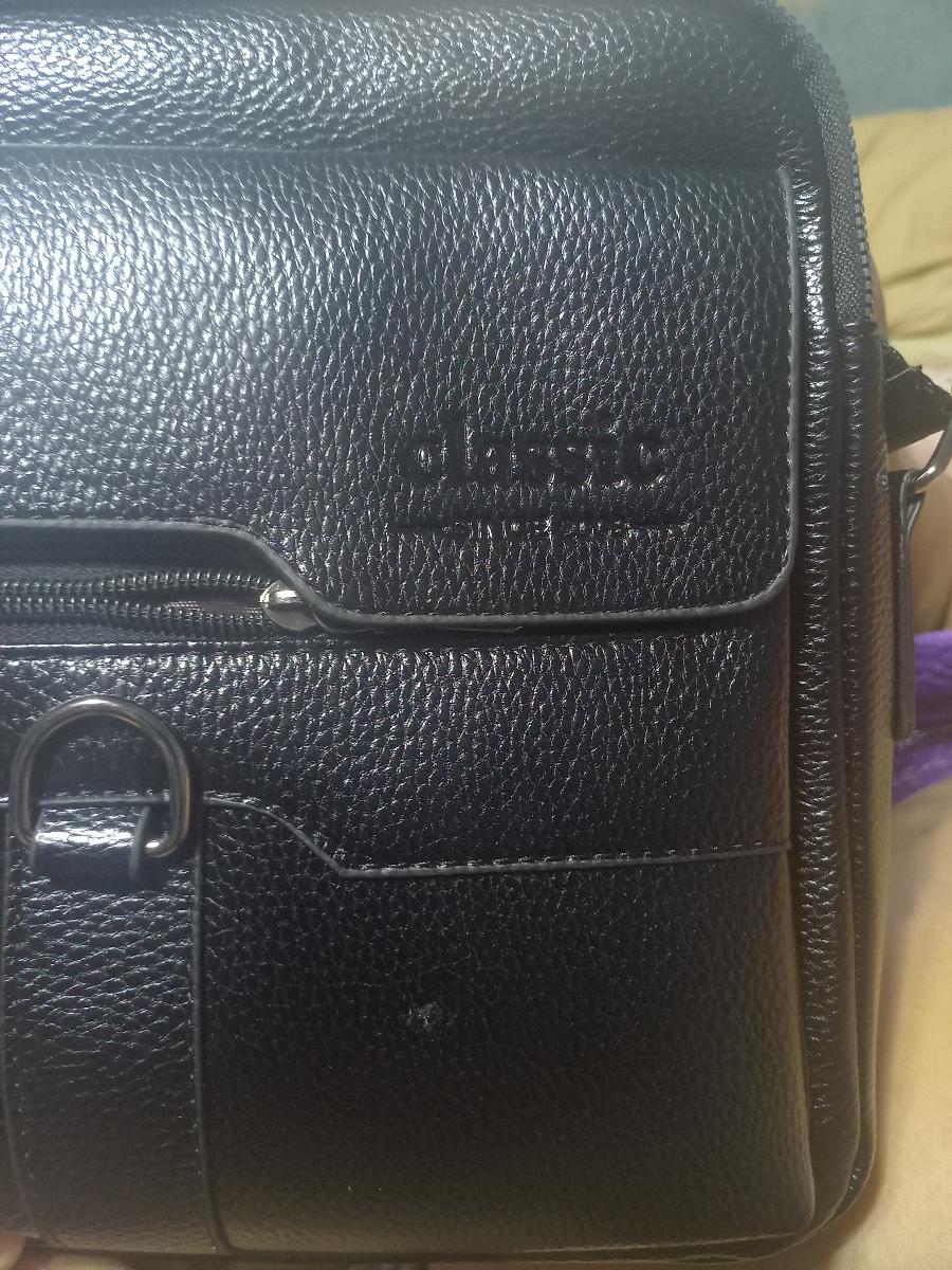 Men Vintage Shoulder Bag Multiple Compartments, Detachable Strap