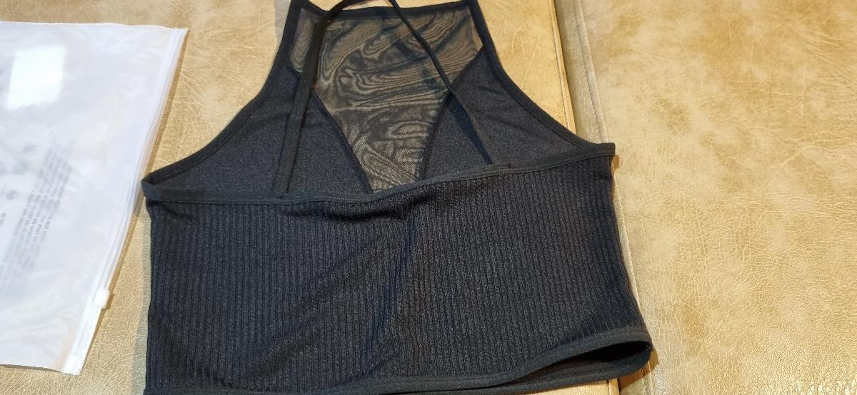 Mesh Tank Top Mesh Panel Camisole