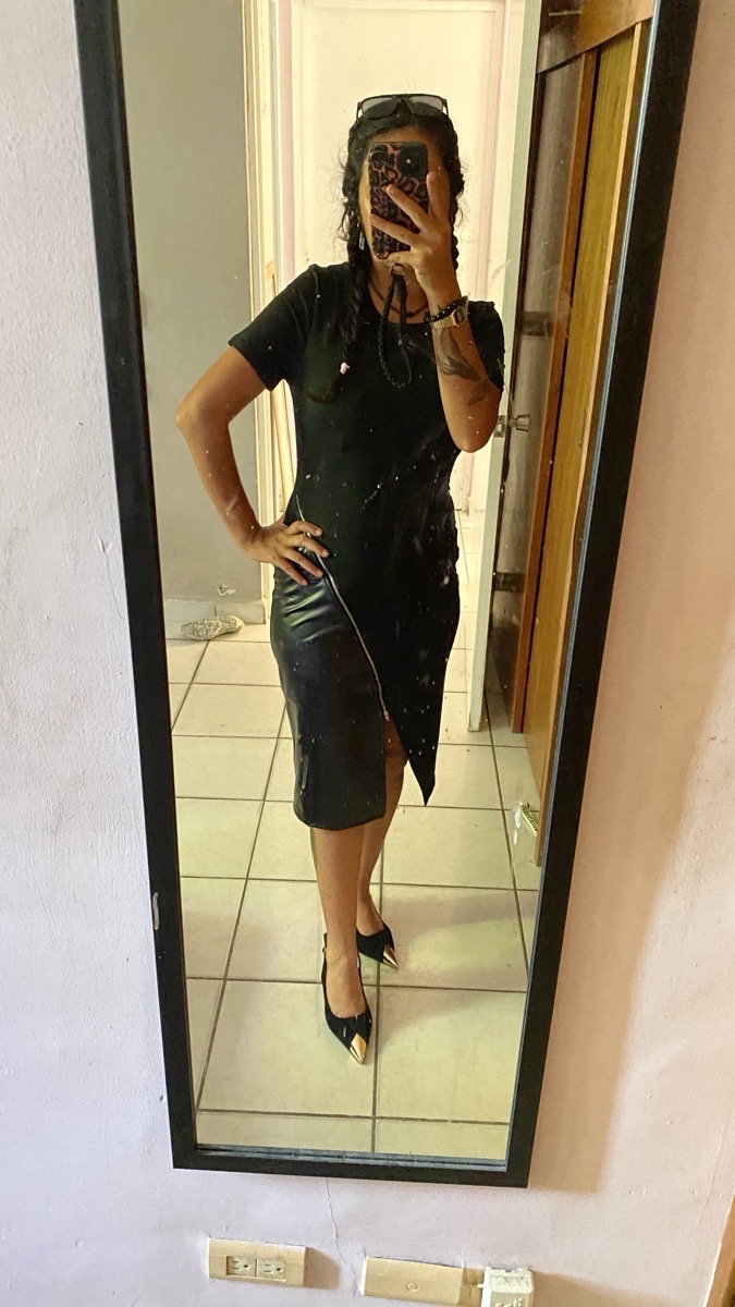 Women Formal & party Midi dress Elegant Navy Blue Alluring Bodycon