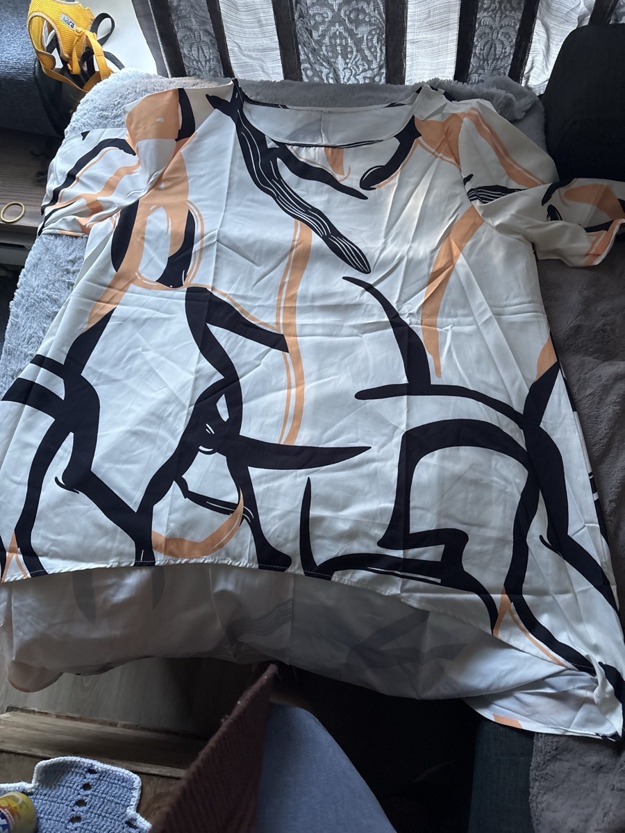 Plus Size Women Printed Blouse Casual Beautiful Elegant Summer Shirt