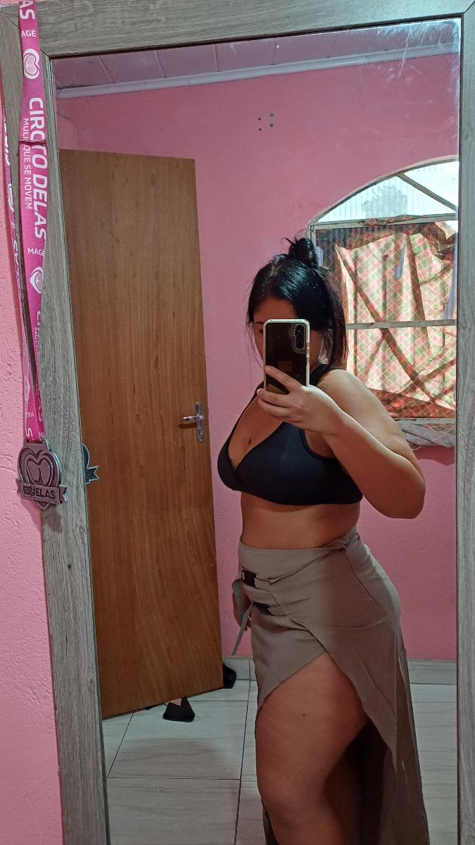 High-Waisted Asymmetrical Long Skirt with Charming Belt Women Casual