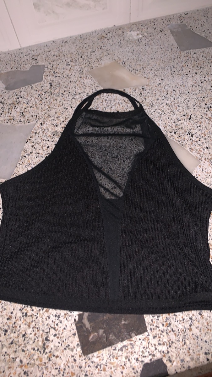Mesh Tank Top Mesh Panel Camisole