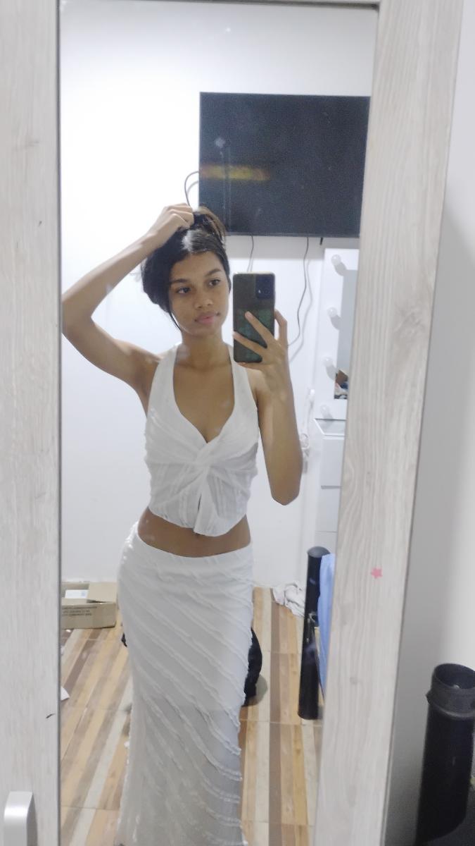 Mermaid Maxi Dress Set Women Elegant Charming Two‑Piece