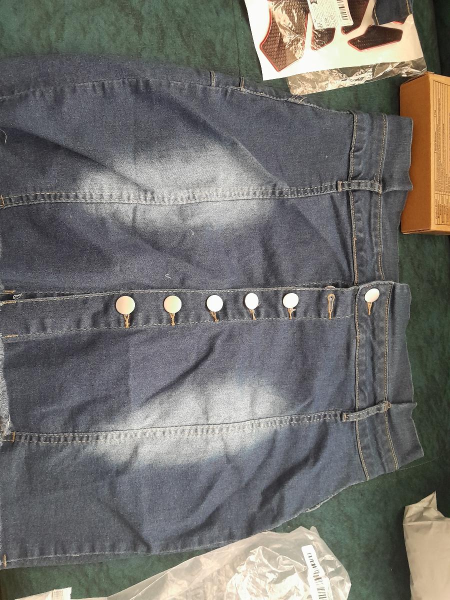 Casual Hip-Hugging Denim Skirt Cross-Border Women New European and American