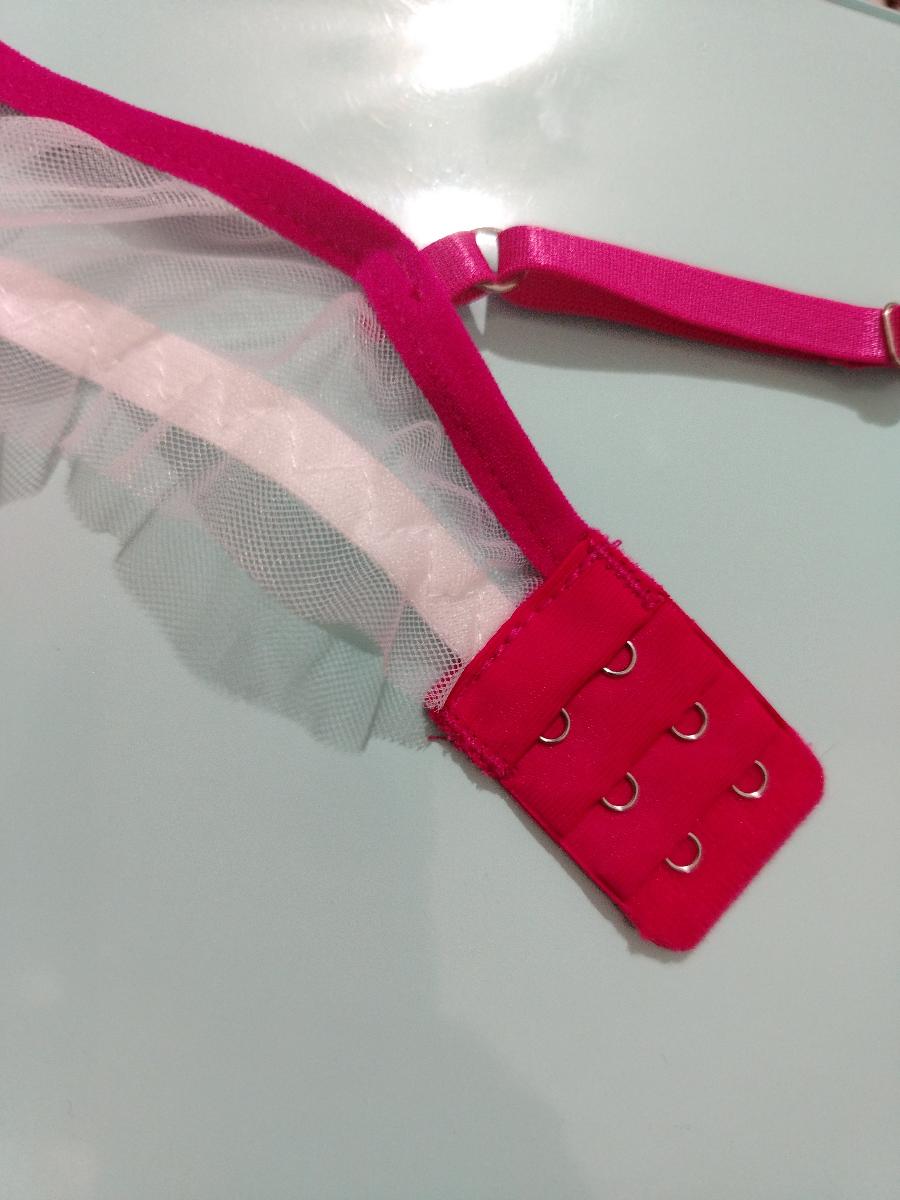 Embroidered Bra and Intimates Special Night Mesh Floral Women Lingerie Set