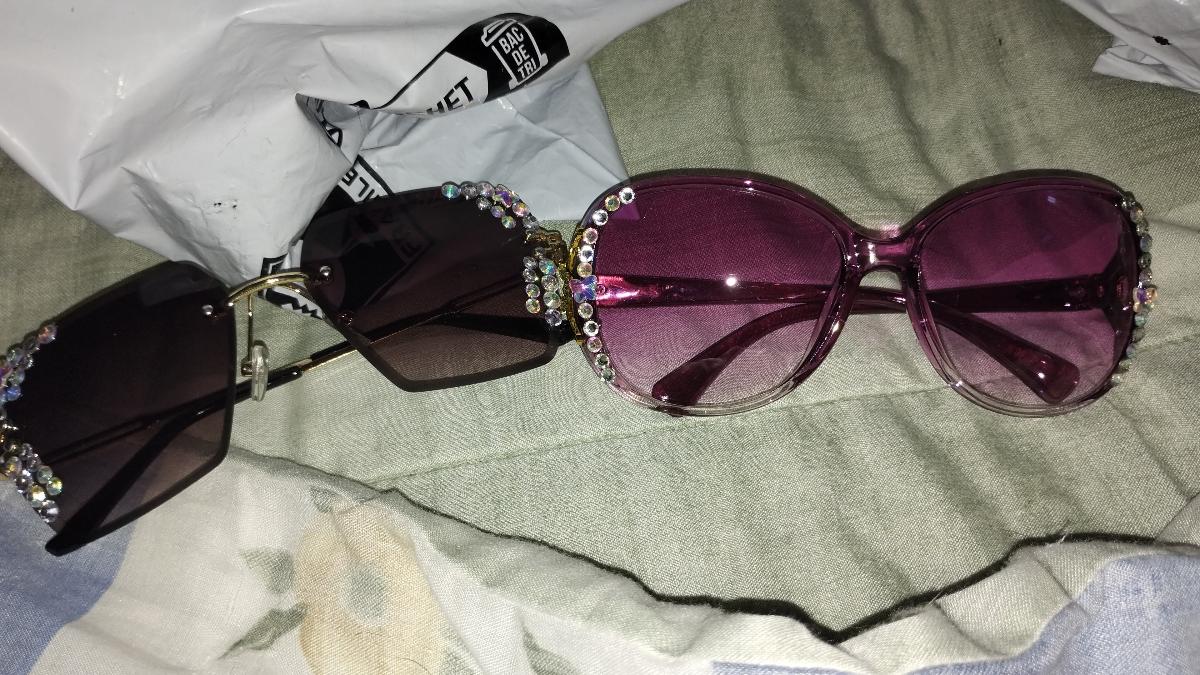 Rimless Square Glasses with a Starry