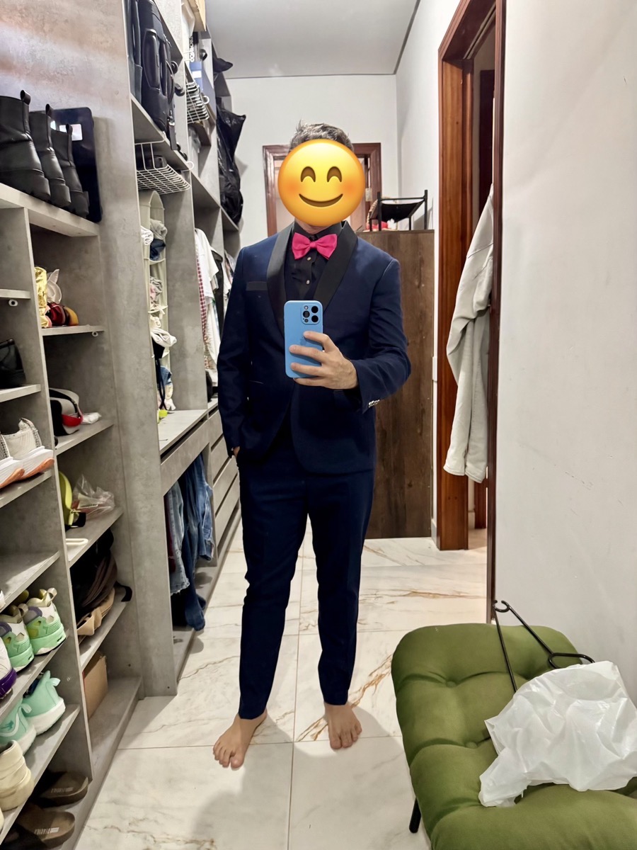 Men High-End Three-Piece Suit Set Big and Tall