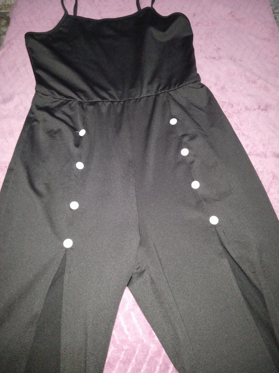 Captivating Women Long Jumpsuit Elegant Solid‑Color Design