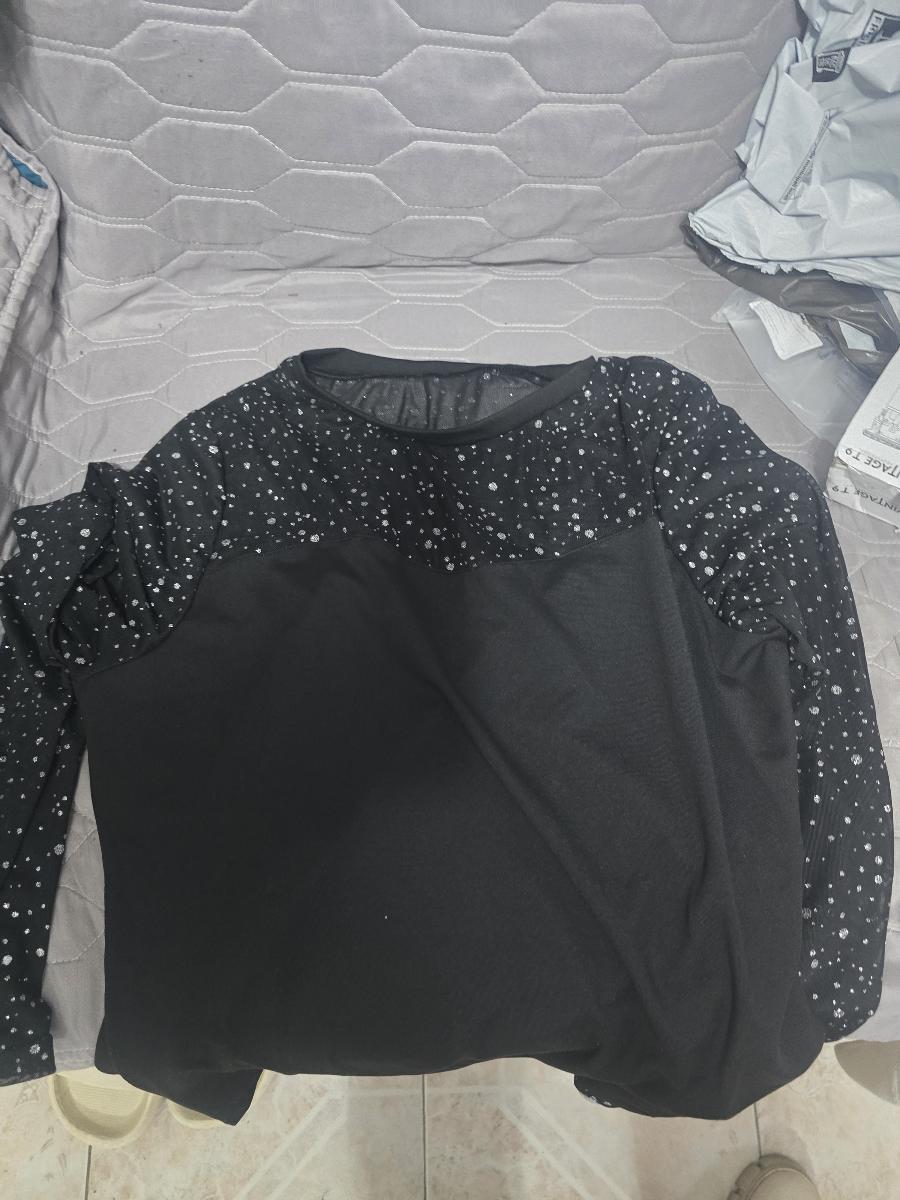 Elegant Long Sleeve Blouse Actionable Crew Neck Top Medium‑Stretch