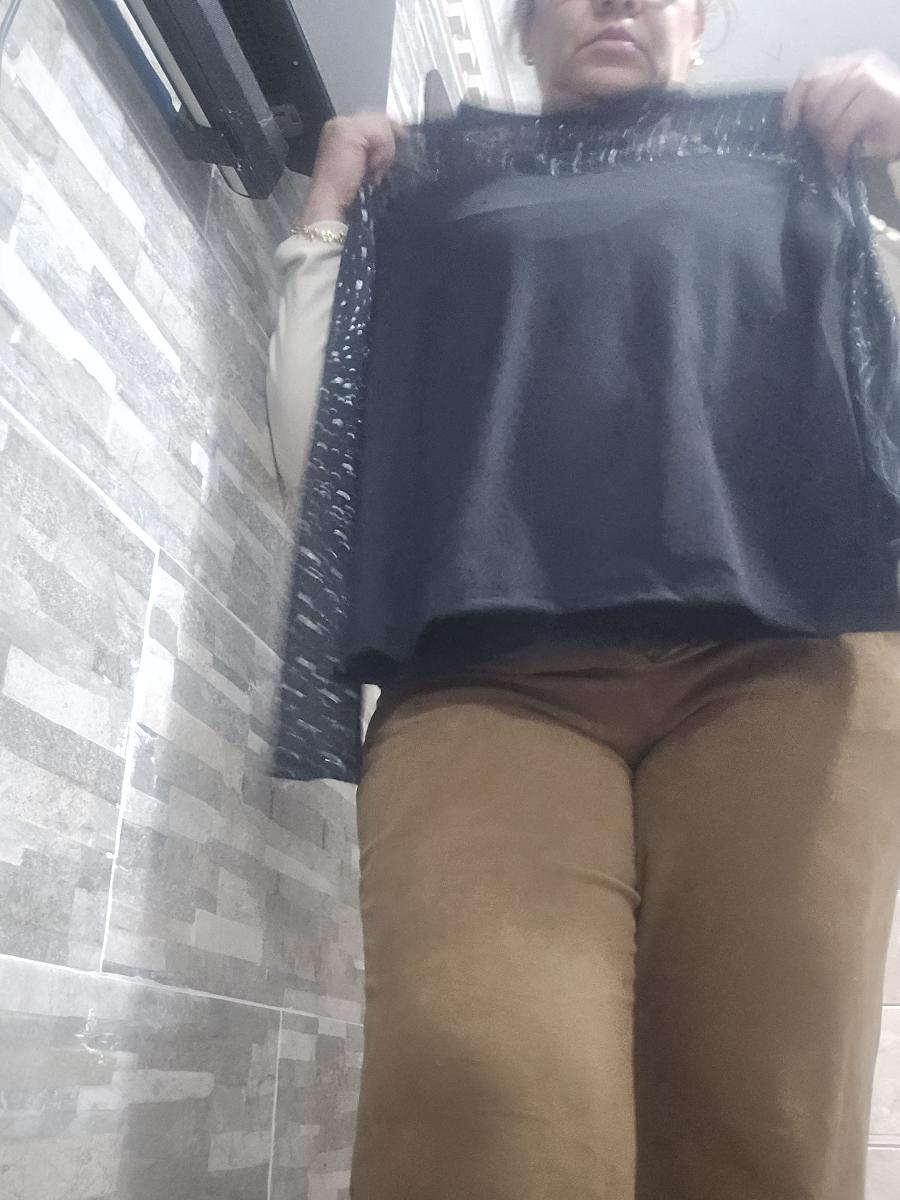 Elegant Long Sleeve Blouse Actionable Crew Neck Top Medium‑Stretch