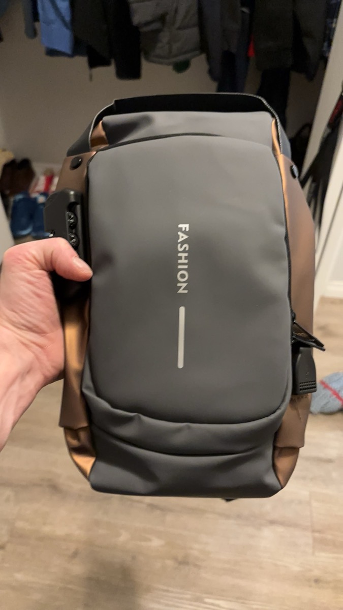 Anti-Theft Password Lock Chest Bag Men Amazing Durable Fabric