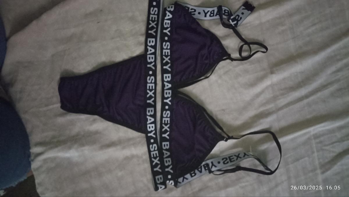 Plus Size Bra and Panty Elastic Sports Suit with Bold Letter