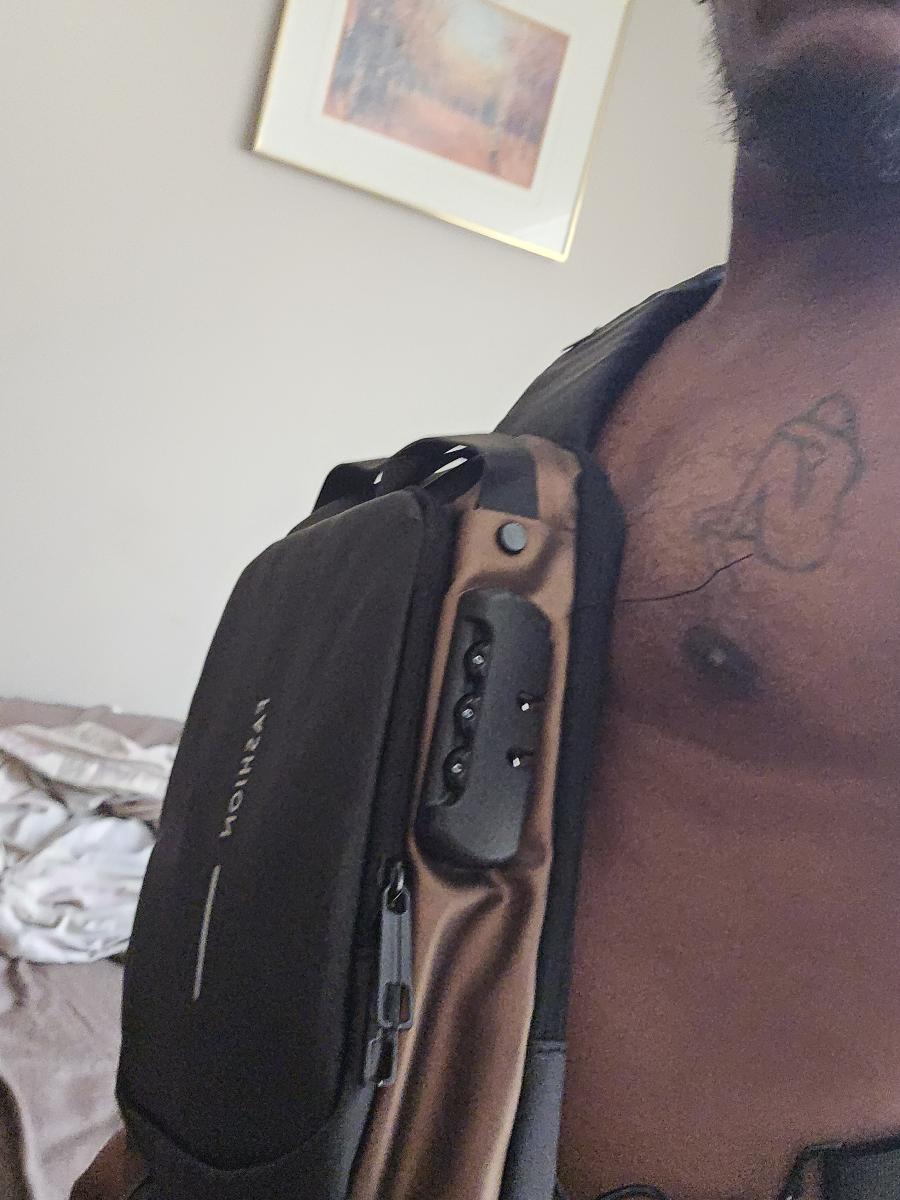 Anti-Theft Password Lock Chest Bag Men Amazing Durable Fabric