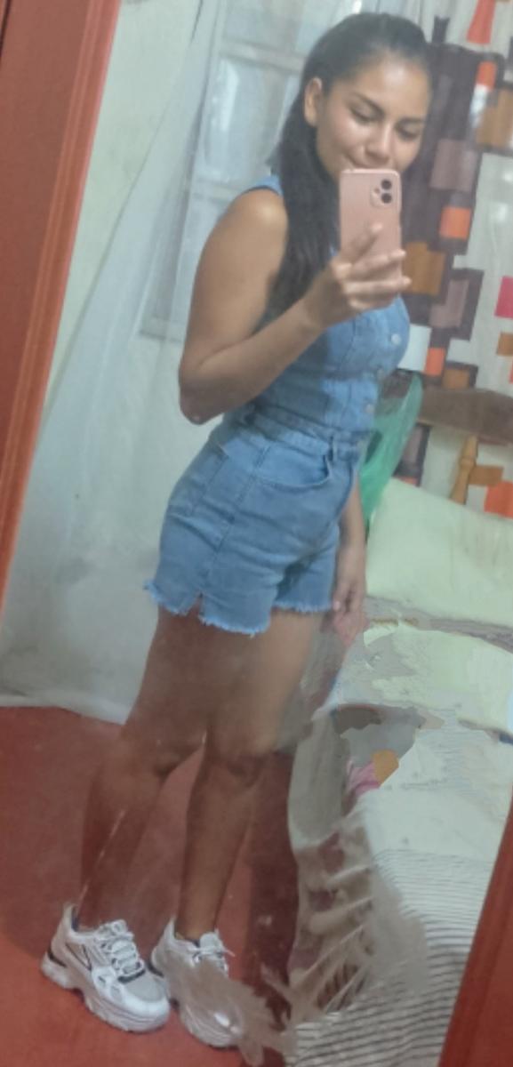 Blue Washed Denim Bodysuit Raw Hem Romper Shorts a Stylish