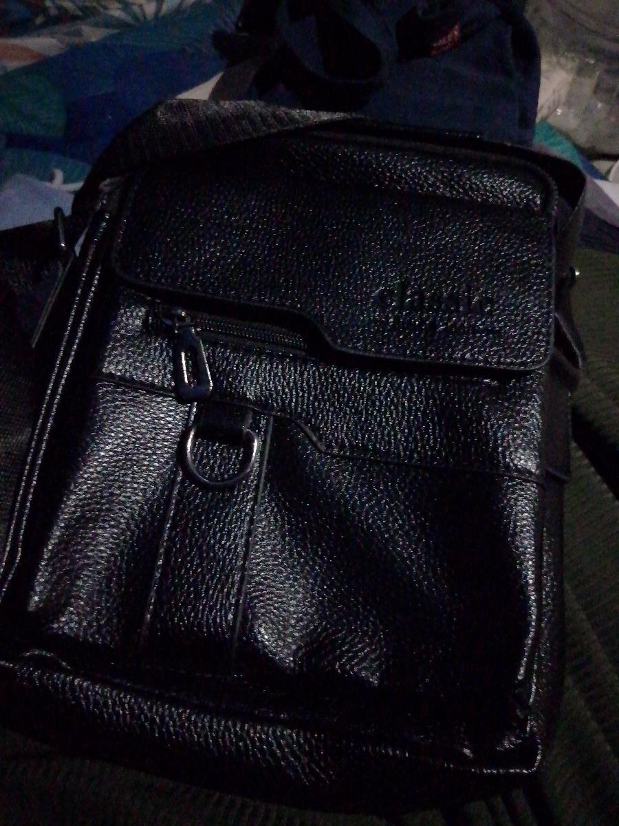 Men Vintage Shoulder Bag Multiple Compartments, Detachable Strap