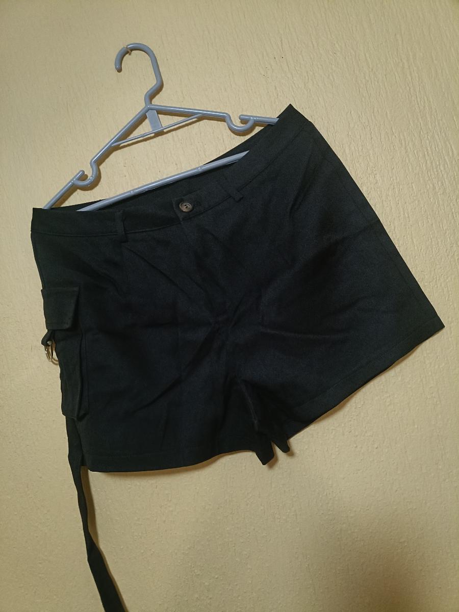 Solid Color High Waist Shorts Affordable Casual Zipper Side Pocket