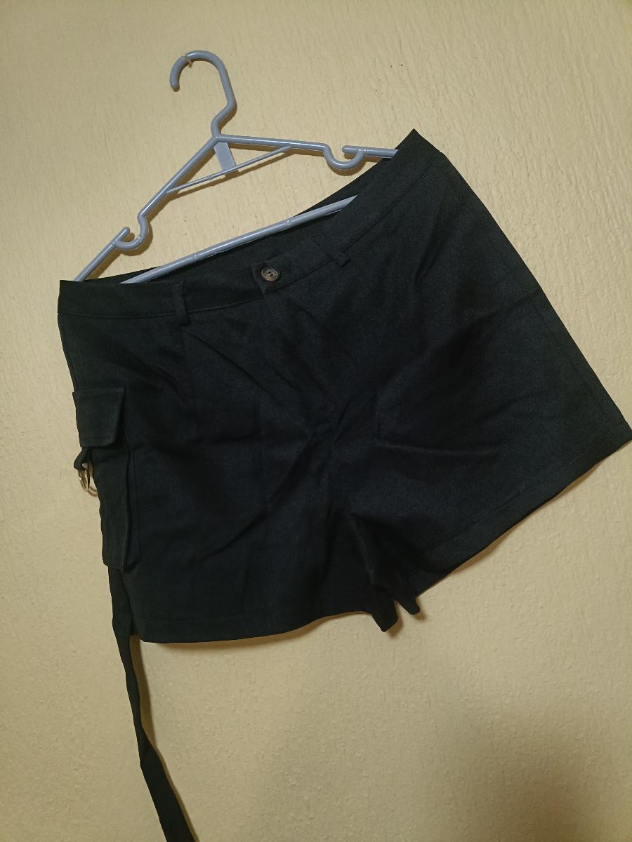 Solid Color High Waist Shorts Affordable Casual Zipper Side Pocket