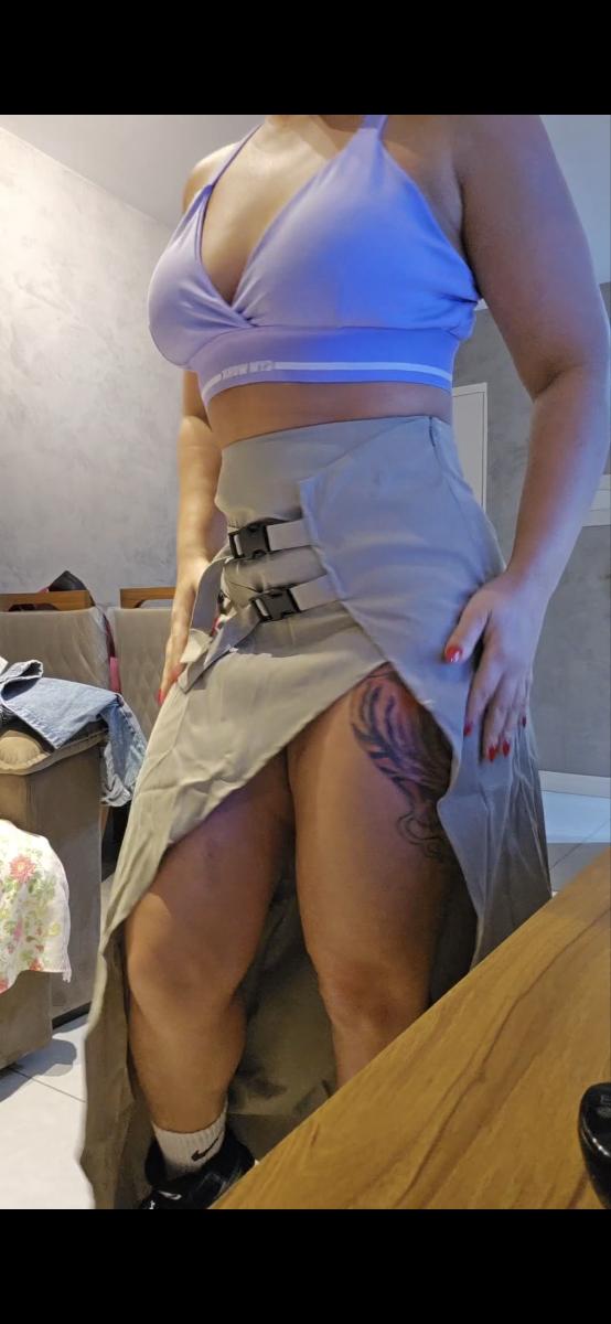 High-Waisted Asymmetrical Long Skirt with Charming Belt Women Casual