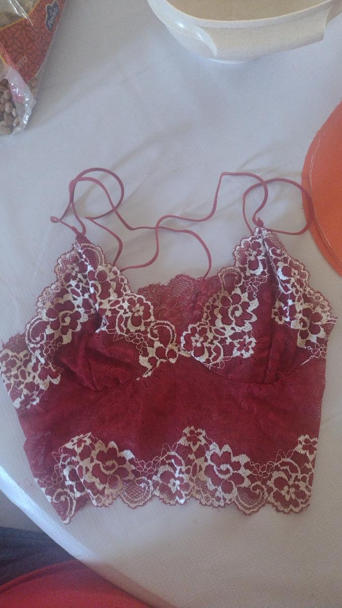 Floral Lace Bra & Panty Set 2pcs Women Sexy V-Neck Suspender