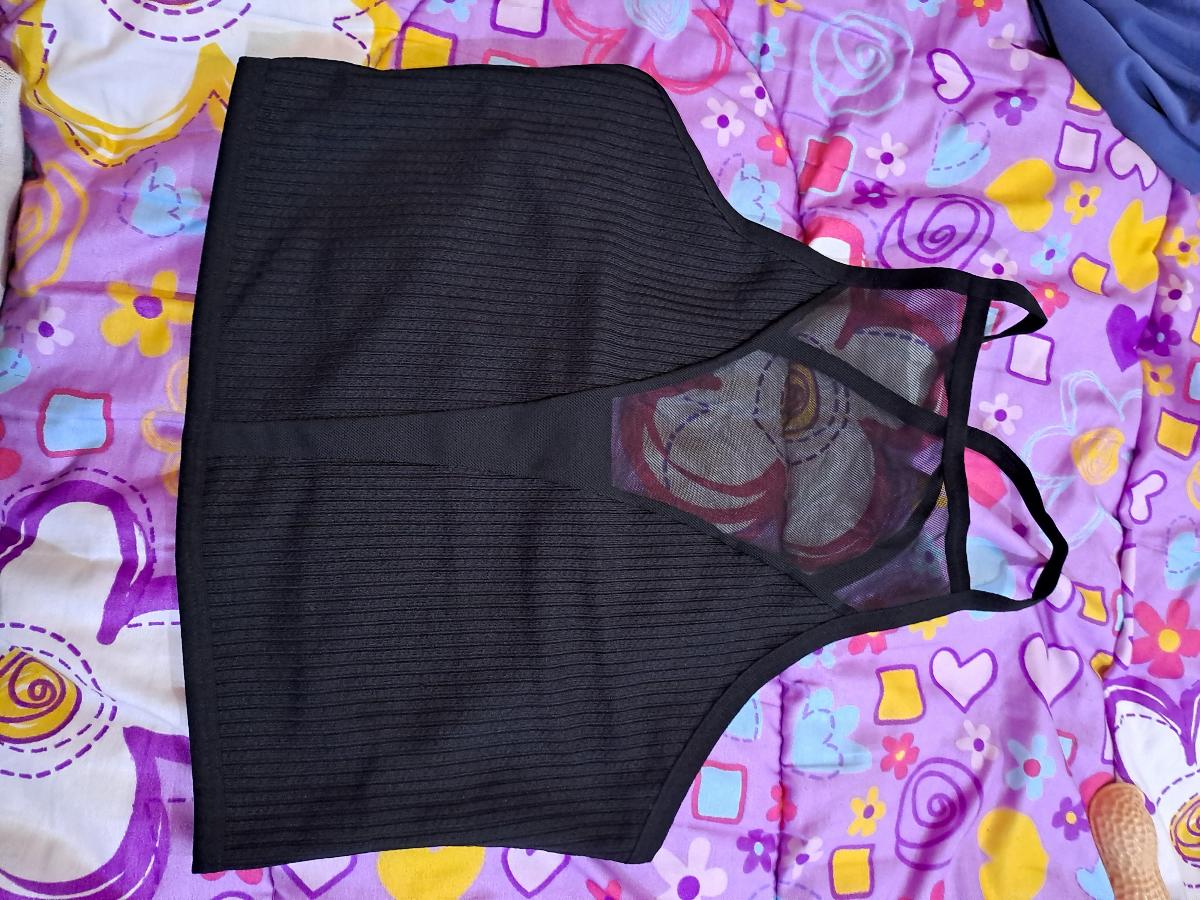 Mesh Tank Top Mesh Panel Camisole