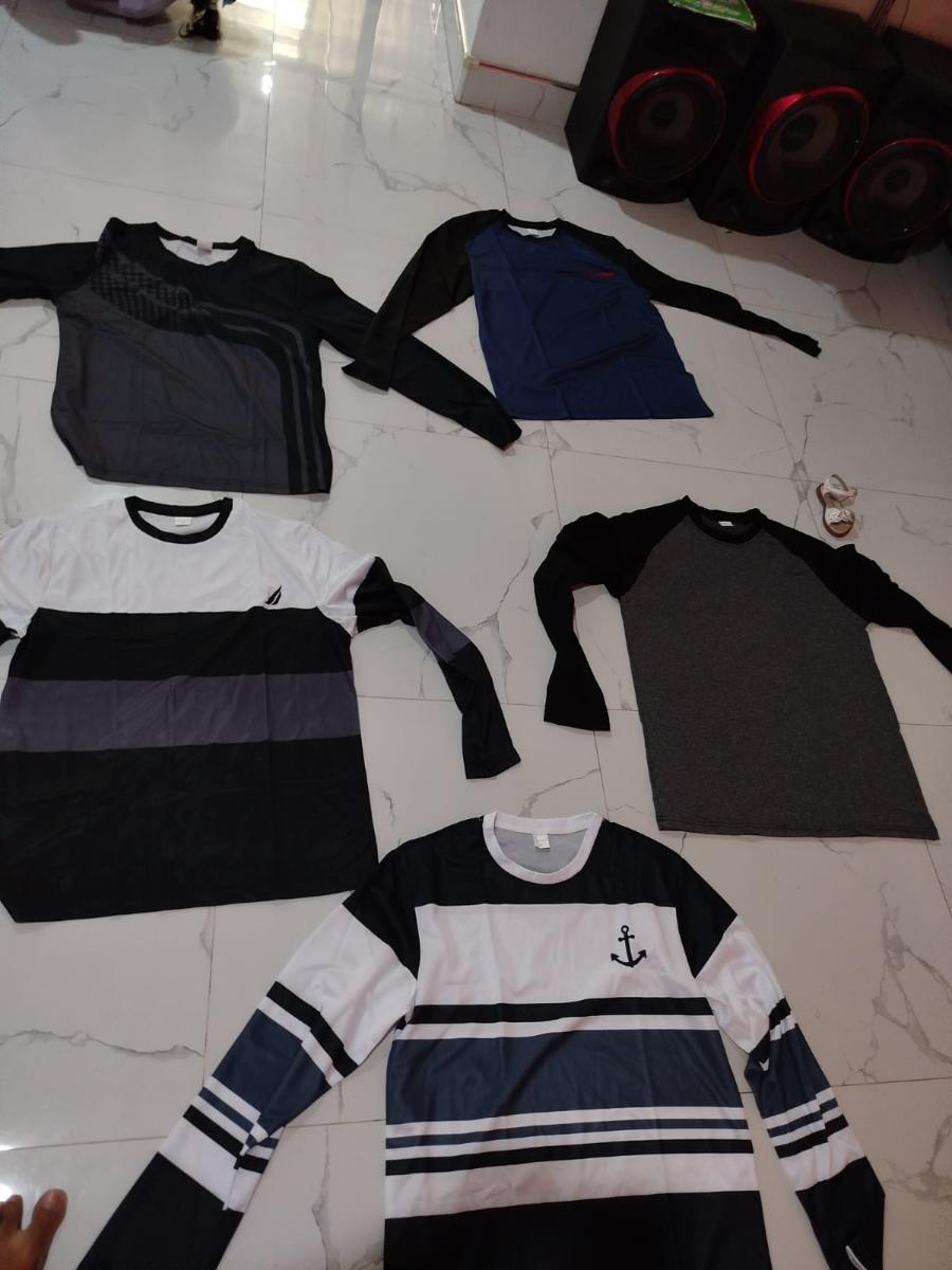 Men Casual Long Sleeve T-Shirt with Unique Brilliant Beaming Print