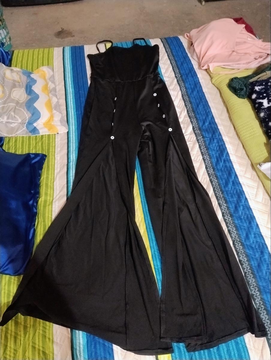 Captivating Women Long Jumpsuit Elegant Solid‑Color Design