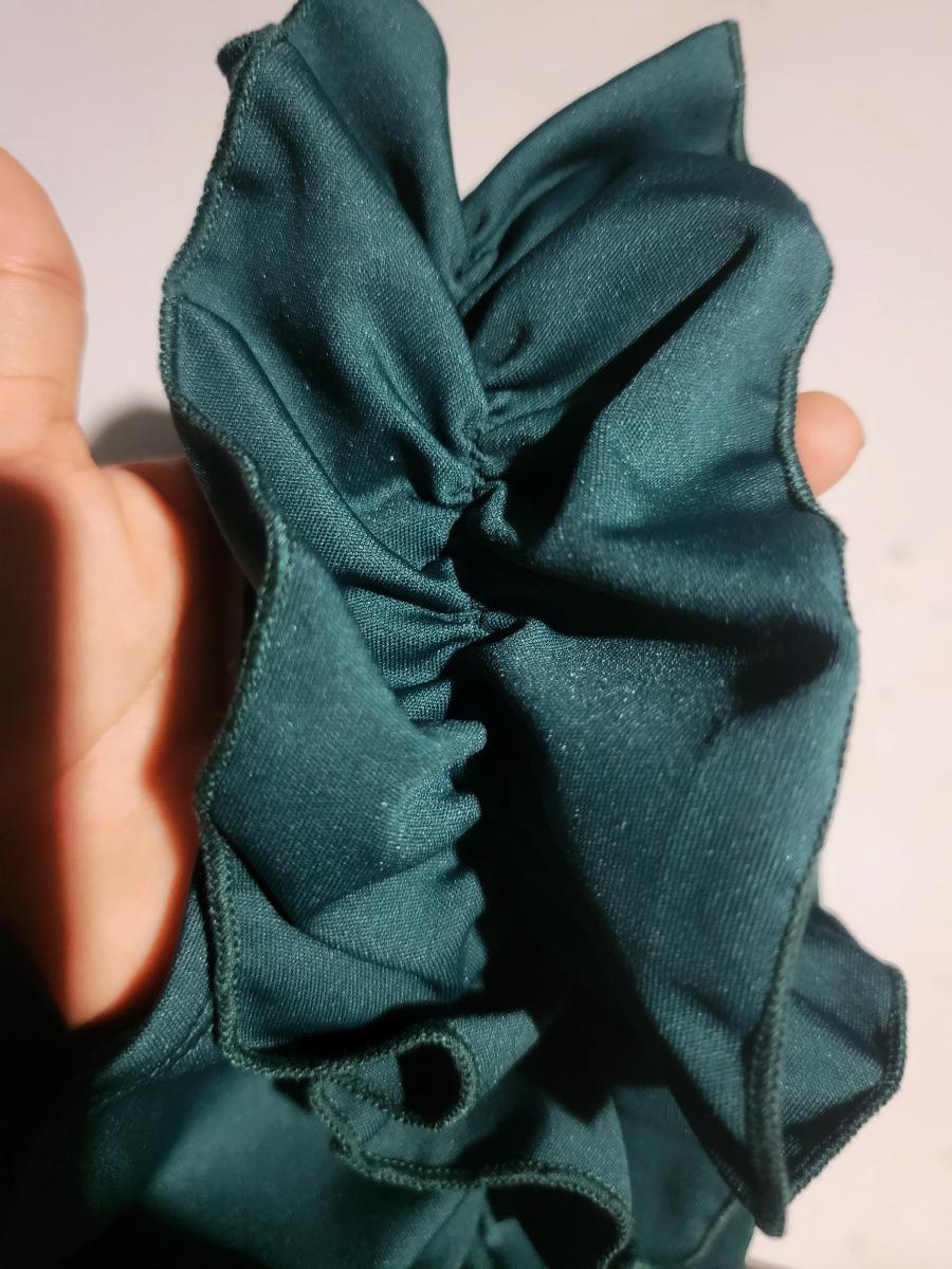 Maxi Dress One-Shoulder Ruffle Detail Adorable Sleeveless Elegant