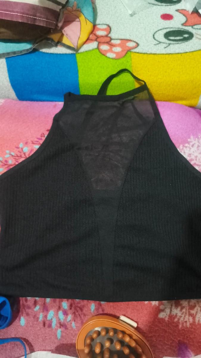Mesh Tank Top Mesh Panel Camisole