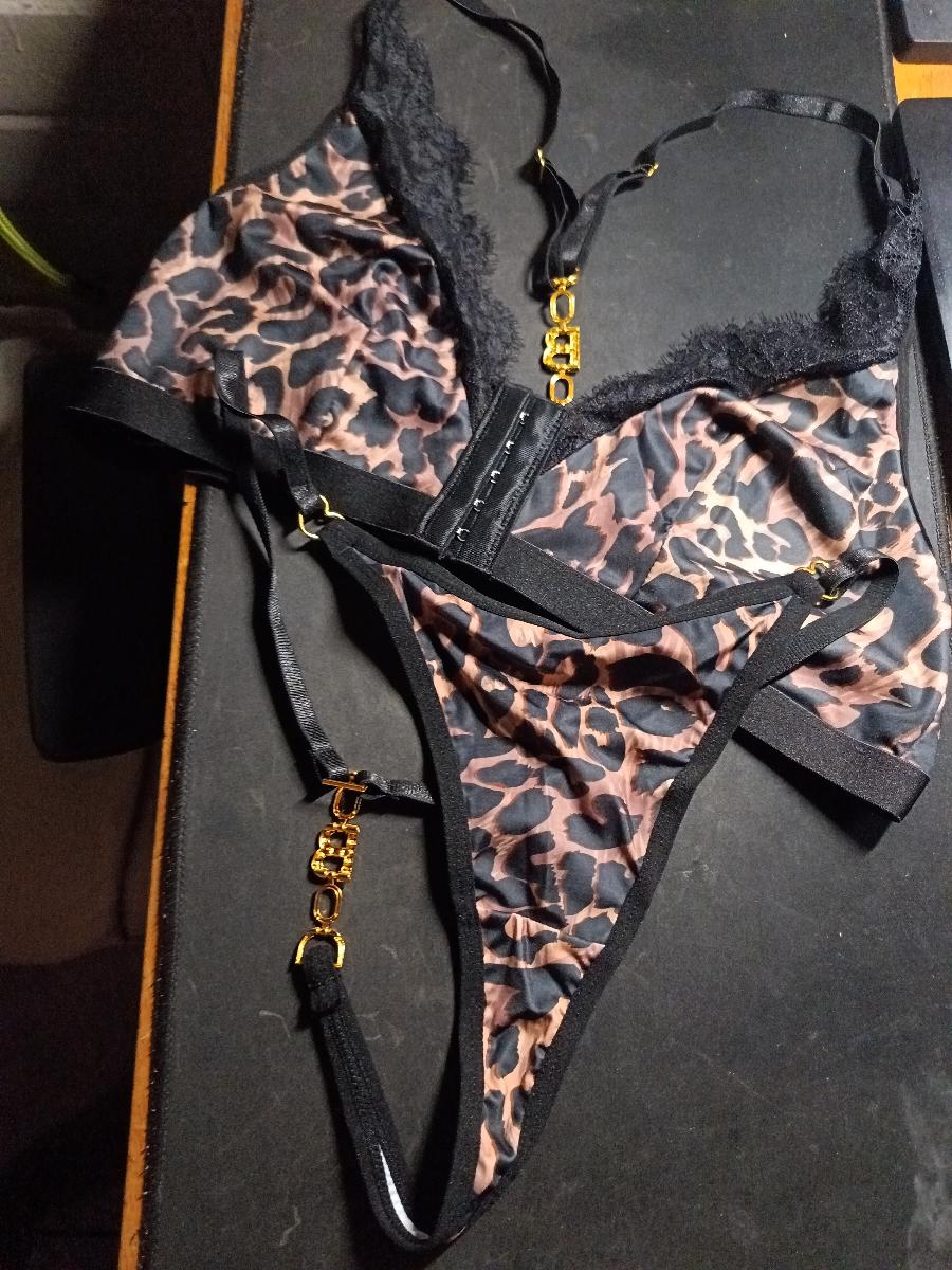 Leopard Breathable Bra and Panty Alluring Print Set