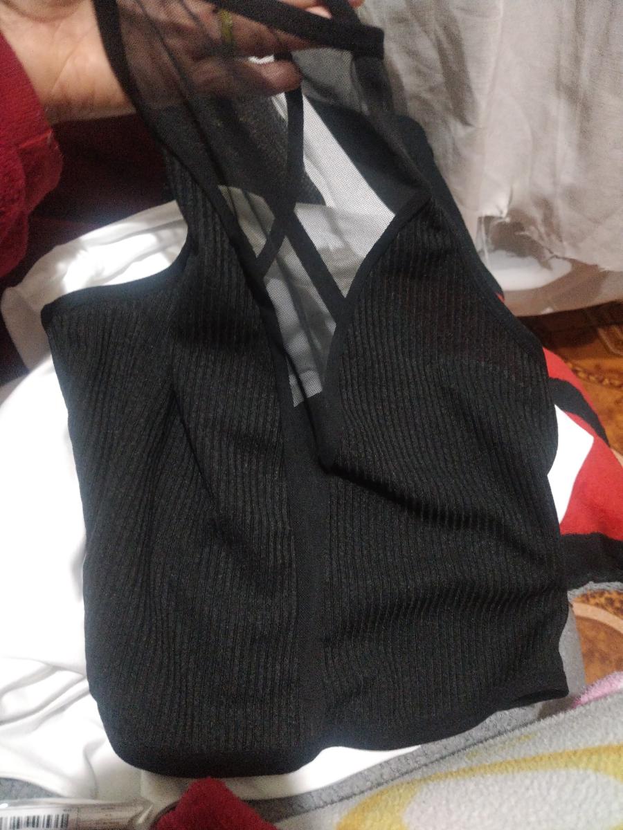 Mesh Tank Top Mesh Panel Camisole