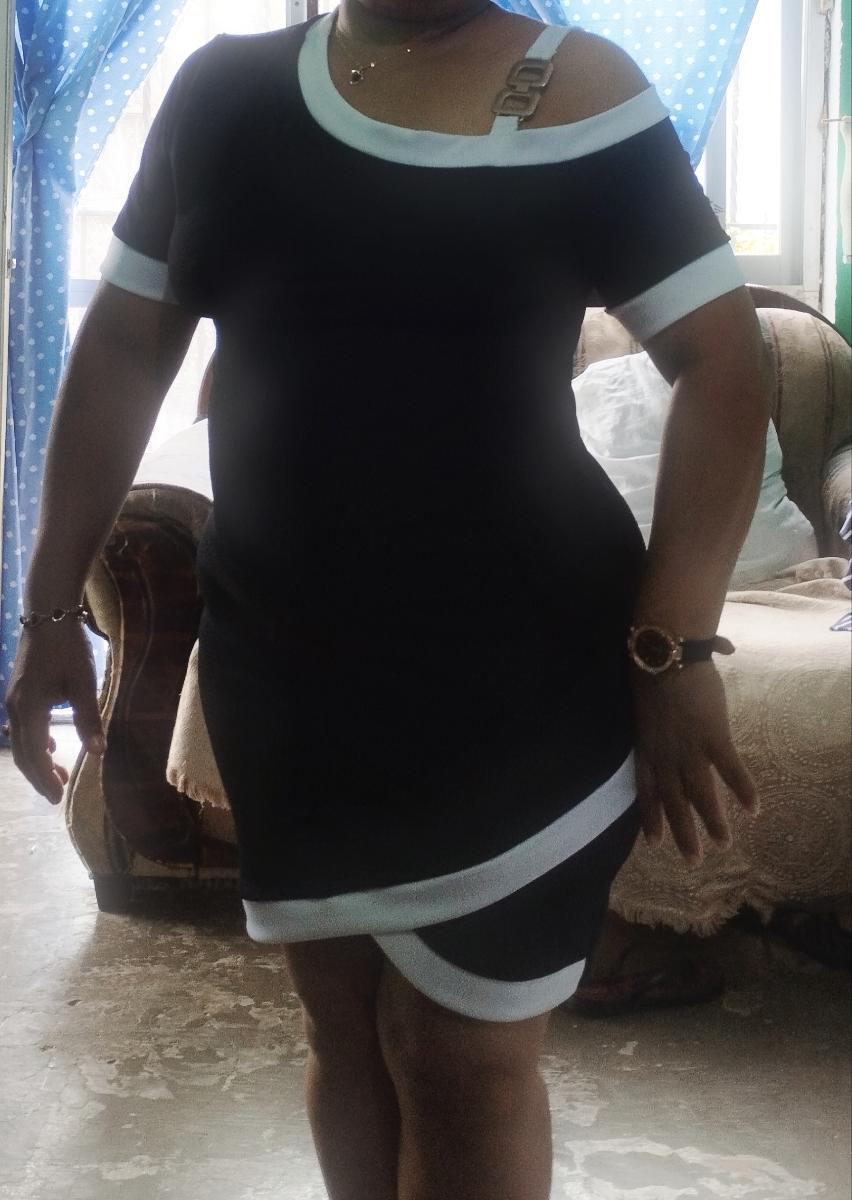 High-Low Neckline Mini Dress Women Beautiful Elegant Off-Shoulder