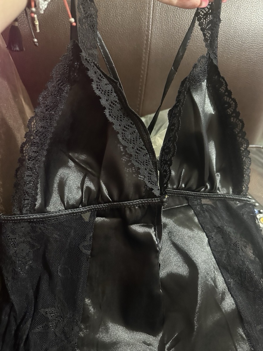 Elegant Lace Slip Mini Dress Elegant Sexy Women Contrast