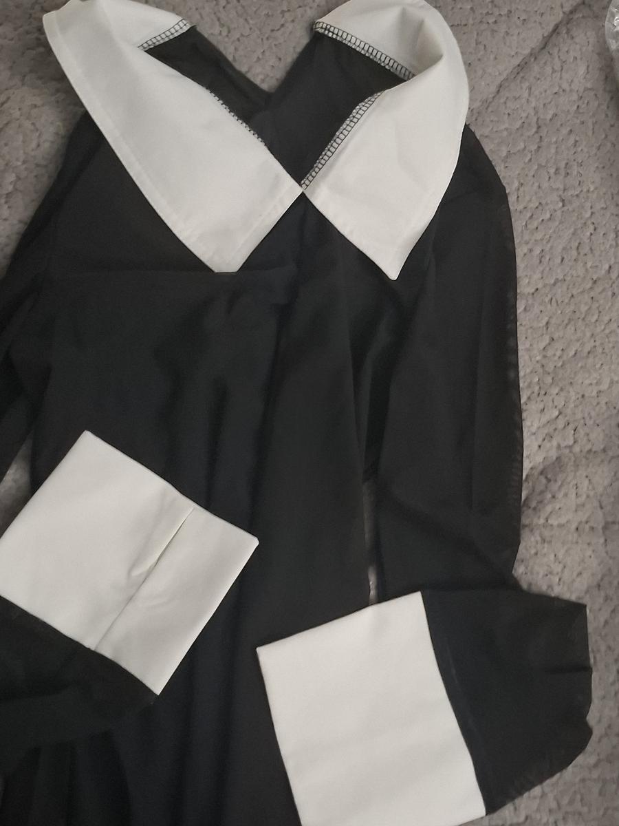 Chic Sheer Mesh Blouse Long Sleeve Attractive T‑Shirt for Women