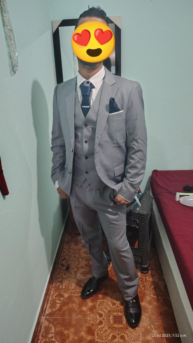 Men High-End Three-Piece Suit Set Big and Tall