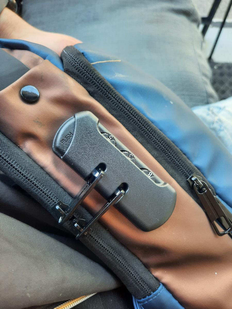 Anti-Theft Password Lock Chest Bag Men Amazing Durable Fabric