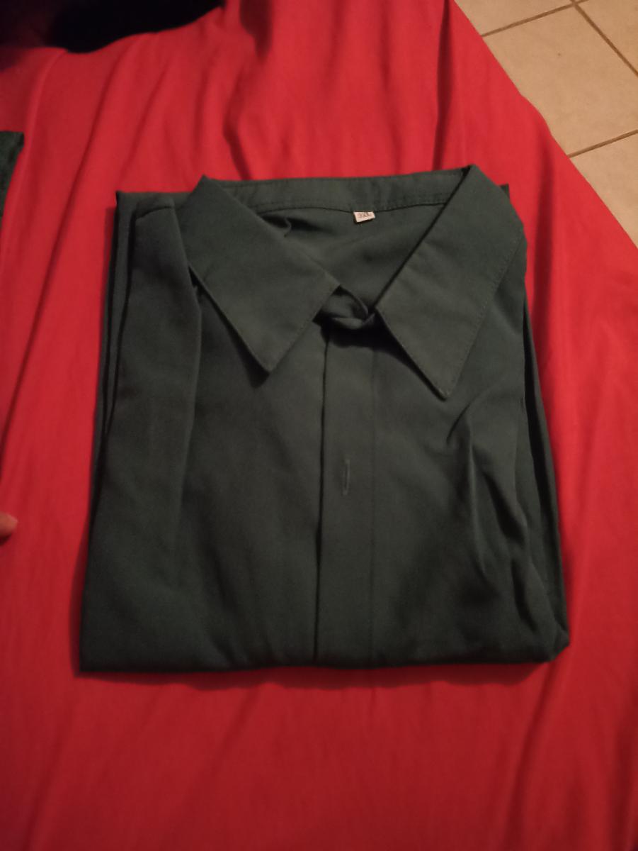 Casual Style Business Shirt Light Gray Men Long Sleeve