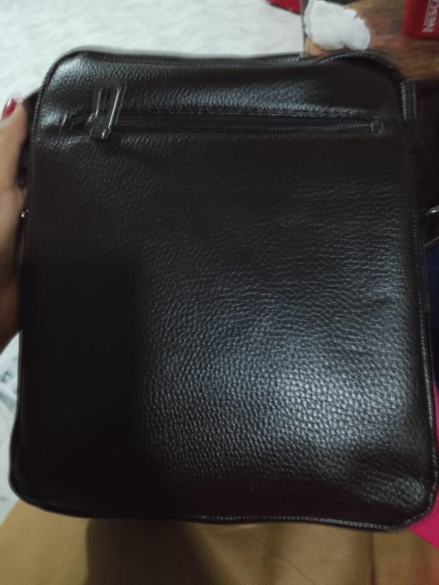 Men Vintage Shoulder Bag Multiple Compartments, Detachable Strap