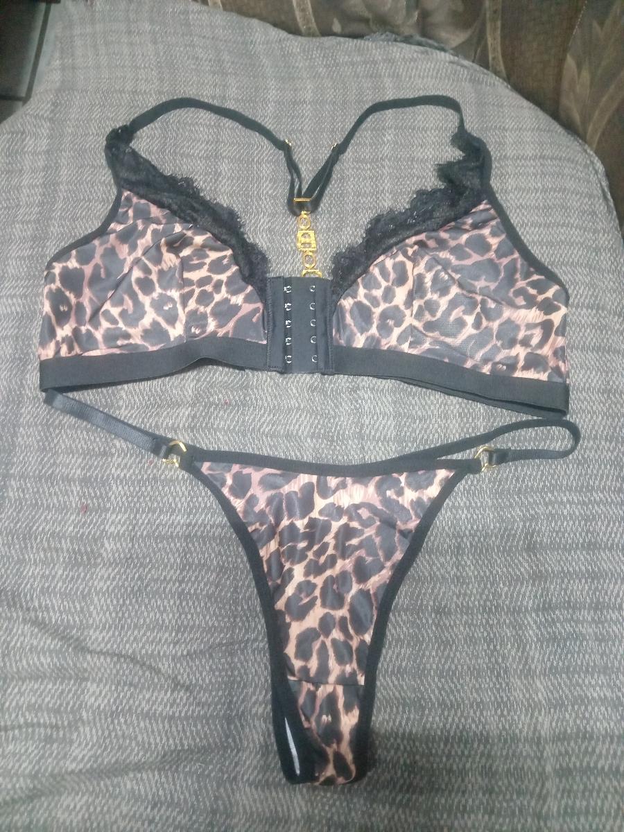 Leopard Breathable Bra and Panty Alluring Print Set
