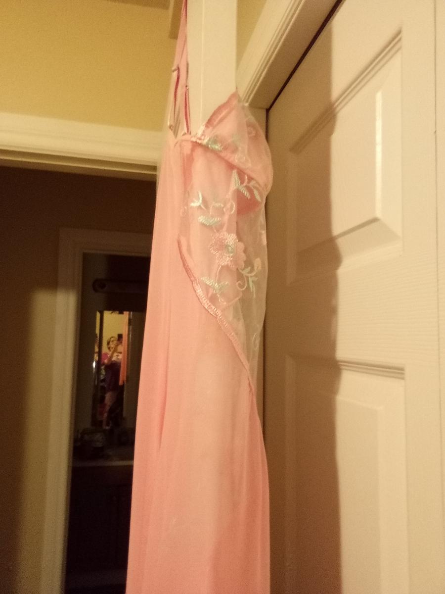 Lace-Up Slip Midi Dress Sexy Floral Beautiful Embroidered Mesh